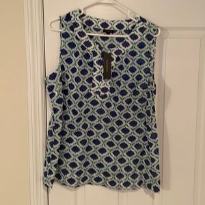 Talbots sleeveless top